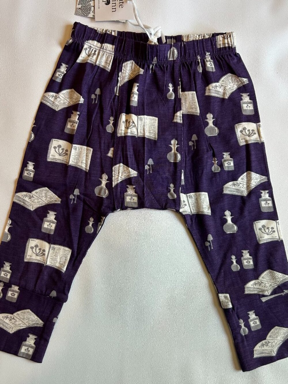 NWT Kate Quinn 0-3M 18-24M Potions Spells Panda Pant Bamboo Halloween